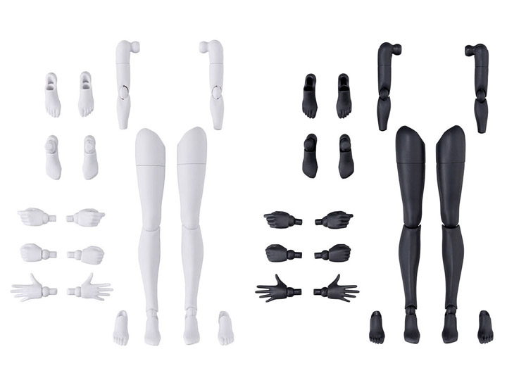 30 Minutes Sisters Option Body Parts Arm & Leg Parts (White and Black) Gallery Image 1
