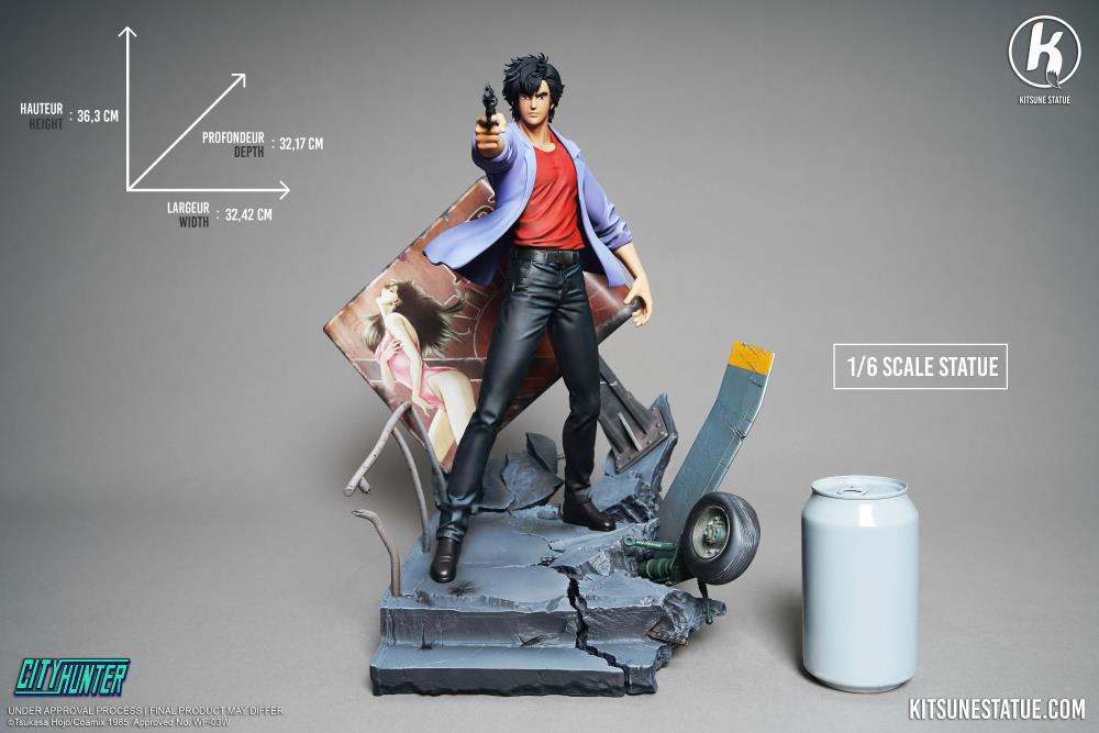 City Hunter Ryo Saeba (Nicky Larson) 1/6 Scale Statue Gallery Image 20