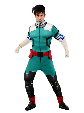 My Hero Academia Izuku Midoriya Men's Deluxe Costume Gallery Image 2