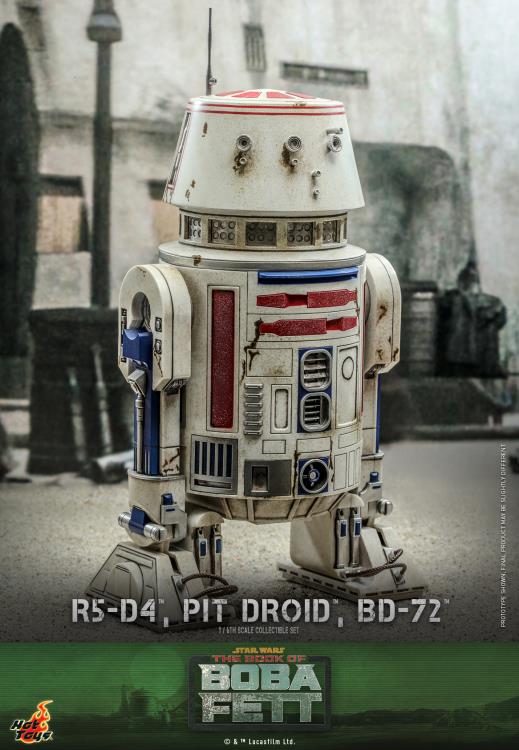 The Book of Boba Fett TMS086 R5-D4, Pit Droid, and BD-72 1/6th Scale Collectible Figure Set Gallery Image 7