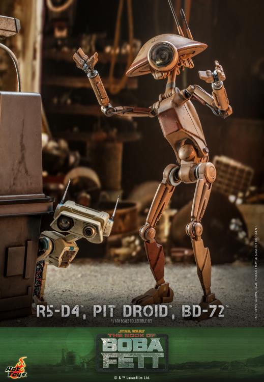 The Book of Boba Fett TMS086 R5-D4, Pit Droid, and BD-72 1/6th Scale Collectible Figure Set Gallery Image 20