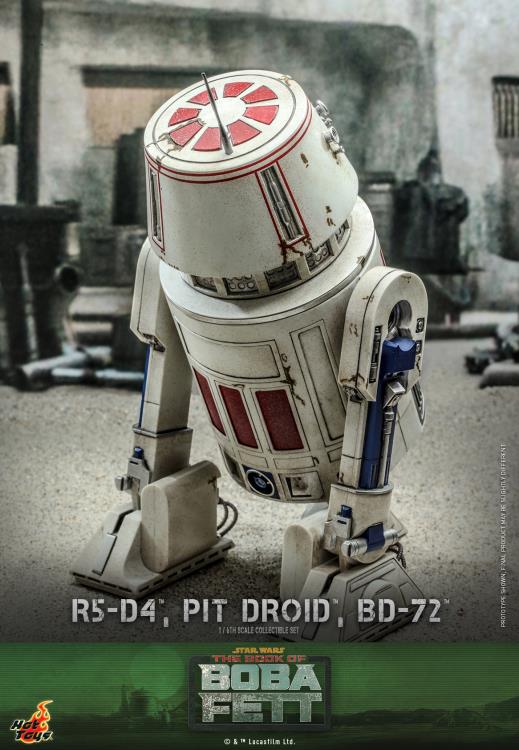 The Book of Boba Fett TMS086 R5-D4, Pit Droid, and BD-72 1/6th Scale Collectible Figure Set Gallery Image 10