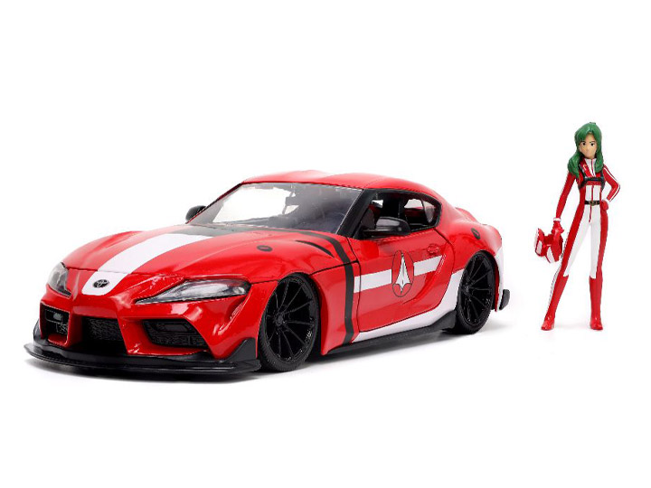 Robotech Hollywood Rides Diecast Miriya Sterling & 1/24 Scale 2020 Toyota Supra Gallery Image 1
