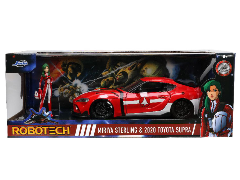 Robotech Hollywood Rides Diecast Miriya Sterling & 1/24 Scale 2020 Toyota Supra Gallery Image 12