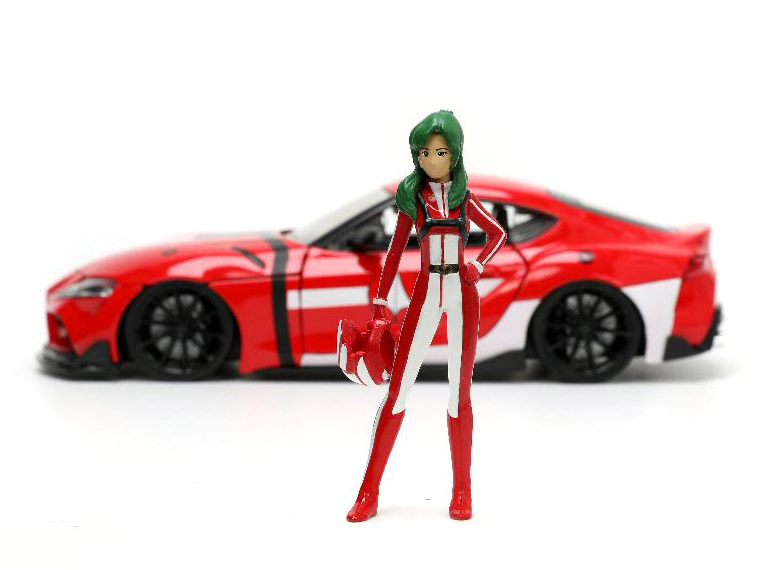 Robotech Hollywood Rides Diecast Miriya Sterling & 1/24 Scale 2020 Toyota Supra Gallery Image 3
