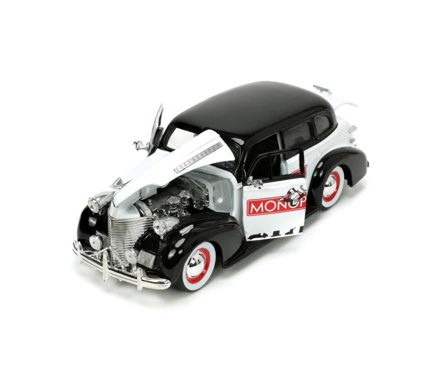 Monopoly Hollywood Rides Diecast Mr. Monopoly & 1/24 Scale 1939 Chevy Master Deluxe Gallery Image 11