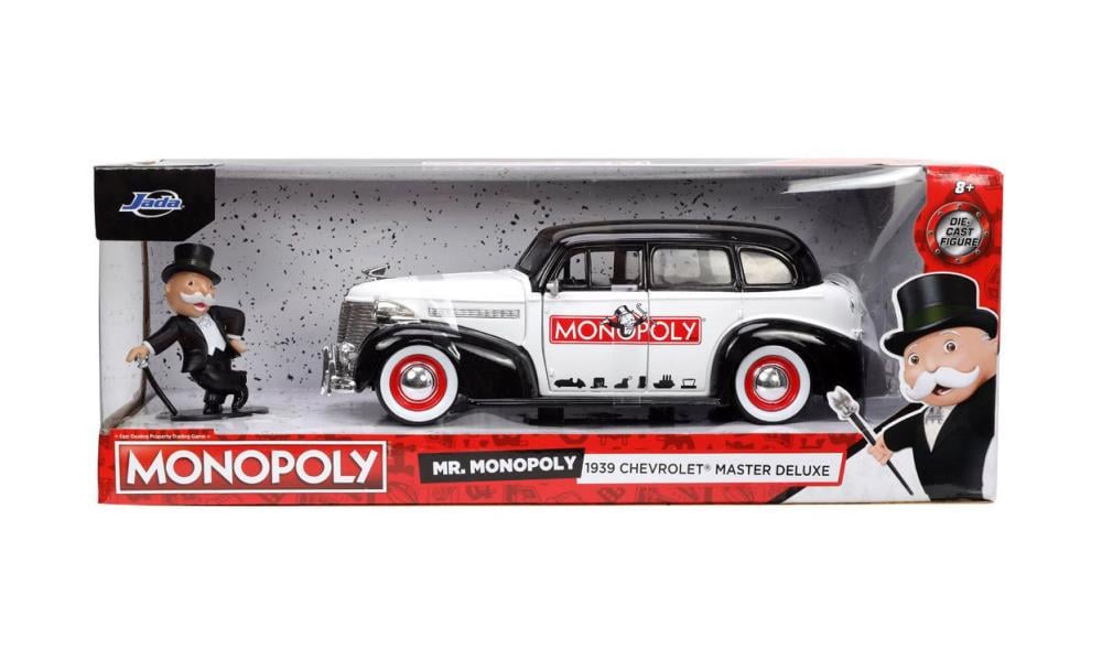 Monopoly Hollywood Rides Diecast Mr. Monopoly & 1/24 Scale 1939 Chevy Master Deluxe Gallery Image 14