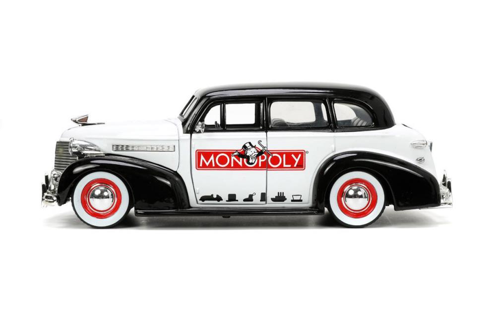Monopoly Hollywood Rides Diecast Mr. Monopoly & 1/24 Scale 1939 Chevy Master Deluxe Gallery Image 6