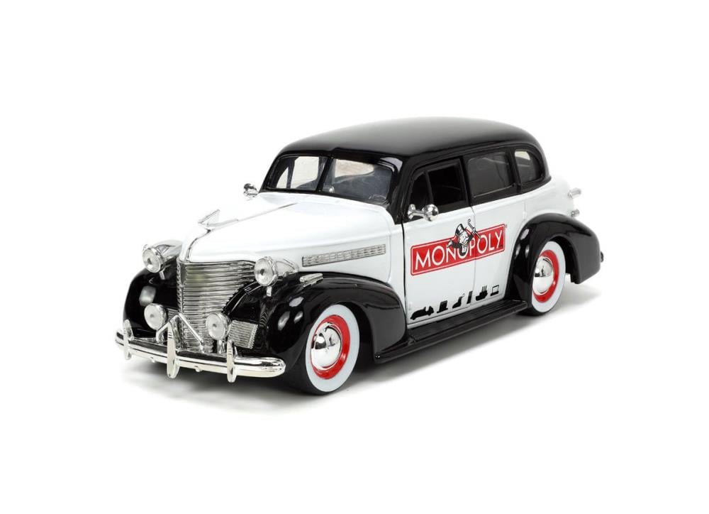 Monopoly Hollywood Rides Diecast Mr. Monopoly & 1/24 Scale 1939 Chevy Master Deluxe Gallery Image 5