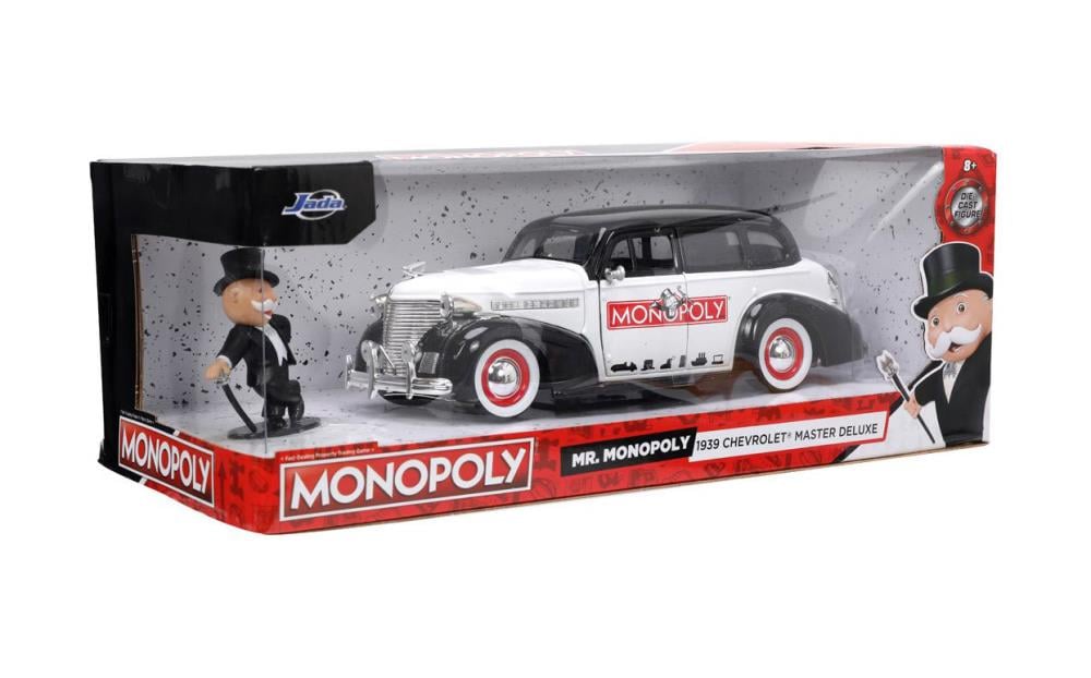 Monopoly Hollywood Rides Diecast Mr. Monopoly & 1/24 Scale 1939 Chevy Master Deluxe Gallery Image 15