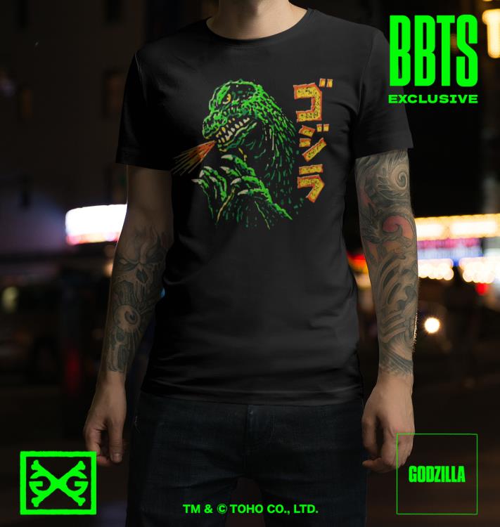 Godzilla 1964 Vintage BBTS Exclusive T-Shirt Gallery Image 3