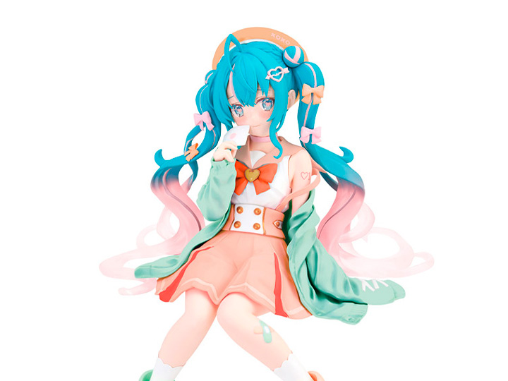 Vocaloid Hatsune Miku (Love Sailor Citrus Cream Ver.) Noodle Stopper Figure Gallery Image 1