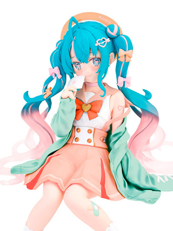 Vocaloid Hatsune Miku (Love Sailor Citrus Cream Ver.) Noodle Stopper Figure Gallery Image 2