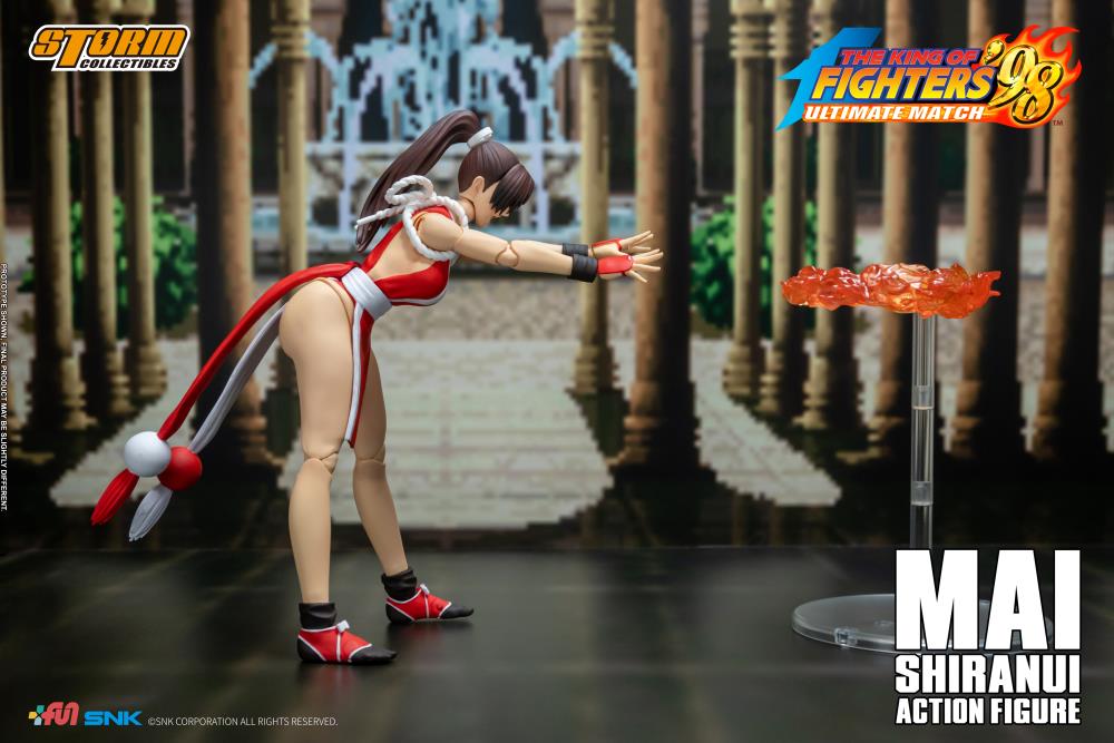 The King of Fighters '98 Ultimate Match Mai Shiranui 1/12 Scale BBTS Exclusive Action Figure Gallery Image 9