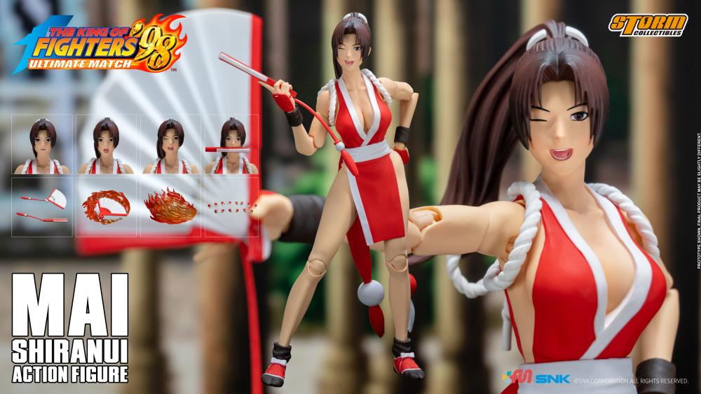 The King of Fighters '98 Ultimate Match Mai Shiranui 1/12 Scale BBTS Exclusive Action Figure Gallery Image 20