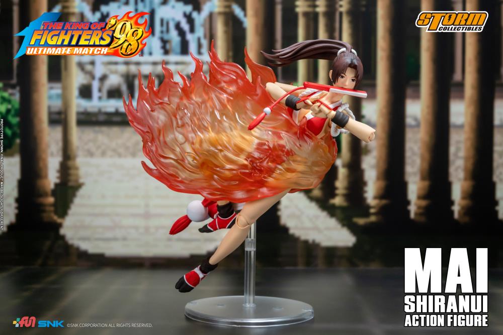 The King of Fighters '98 Ultimate Match Mai Shiranui 1/12 Scale BBTS Exclusive Action Figure Gallery Image 14