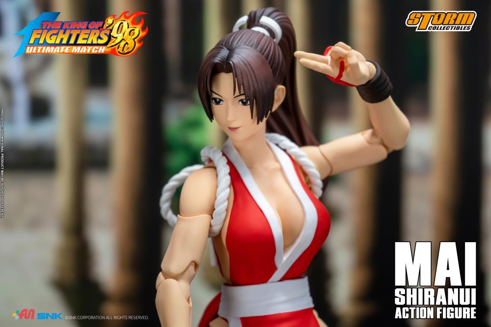 The King of Fighters '98 Ultimate Match Mai Shiranui 1/12 Scale BBTS Exclusive Action Figure Gallery Image 6