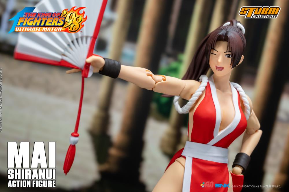 The King of Fighters '98 Ultimate Match Mai Shiranui 1/12 Scale BBTS Exclusive Action Figure Gallery Image 16