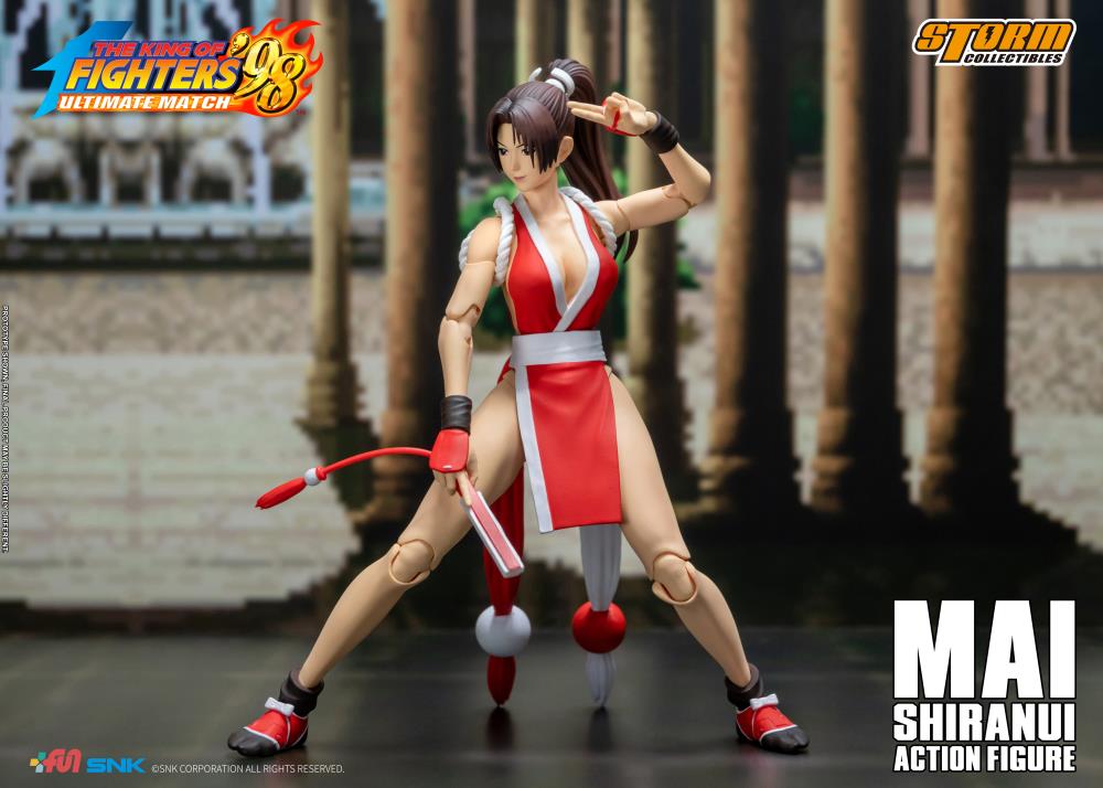 The King of Fighters '98 Ultimate Match Mai Shiranui 1/12 Scale BBTS Exclusive Action Figure Gallery Image 5