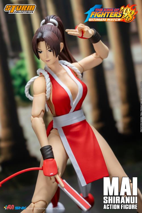 The King of Fighters '98 Ultimate Match Mai Shiranui 1/12 Scale BBTS Exclusive Action Figure Gallery Image 7