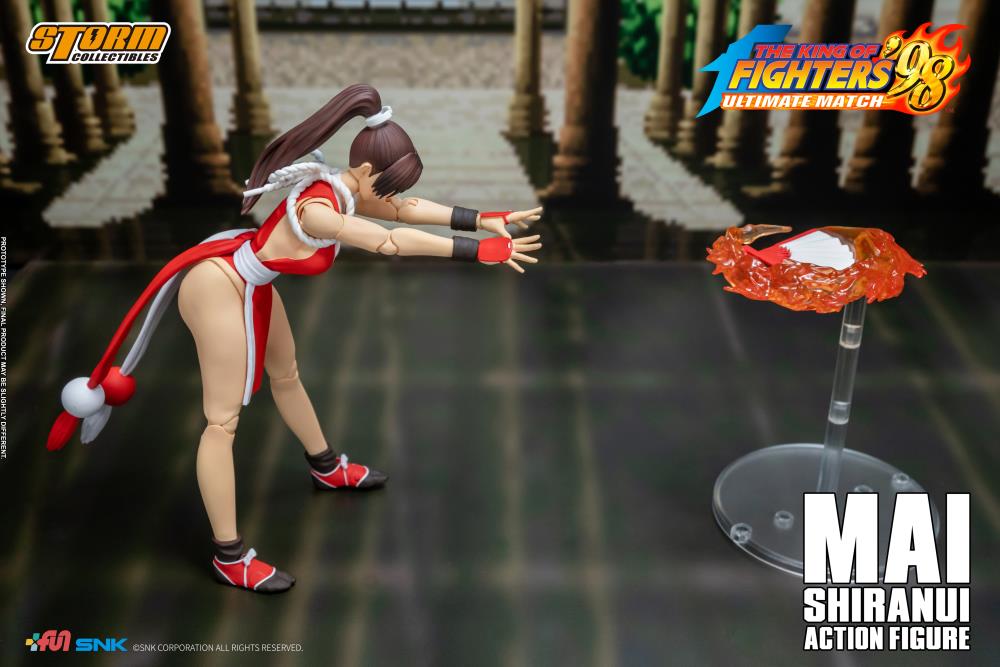 The King of Fighters '98 Ultimate Match Mai Shiranui 1/12 Scale BBTS Exclusive Action Figure Gallery Image 11