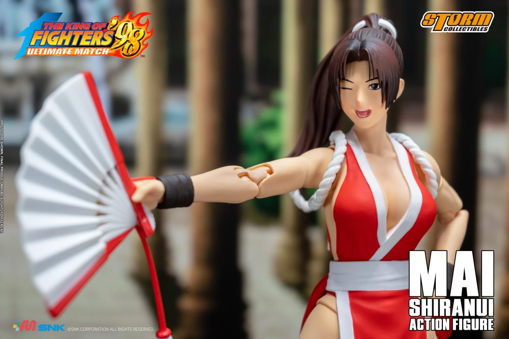 The King of Fighters '98 Ultimate Match Mai Shiranui 1/12 Scale BBTS Exclusive Action Figure Gallery Image 17