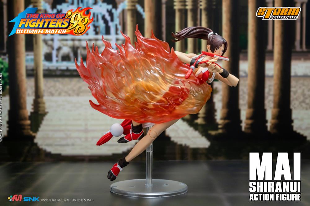 The King of Fighters '98 Ultimate Match Mai Shiranui 1/12 Scale BBTS Exclusive Action Figure Gallery Image 13