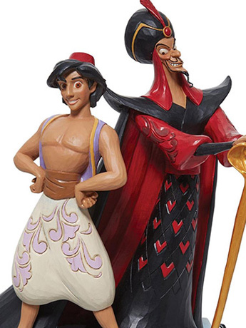 Aladdin Disney Traditions Aladdin & Jafar Good vs. Evil Figurine Gallery Image 2
