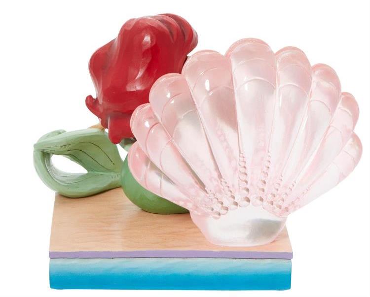 The Little Mermaid Disney Traditions Ariel Clear Resin Shell Figurine Gallery Image 5