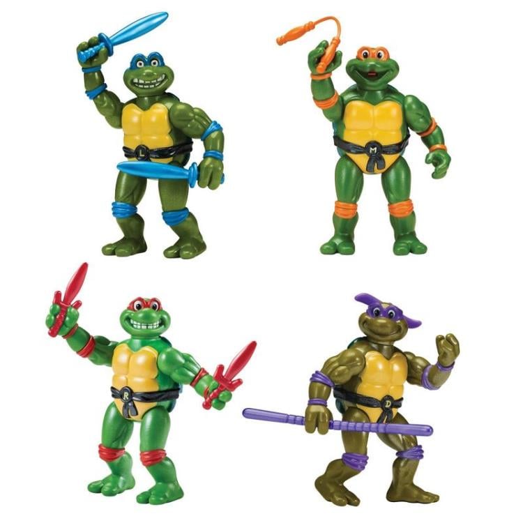 Teenage Mutant Ninja Turtles Toon Turtles Figures Exclusive Four-Pack Gallery Image 3
