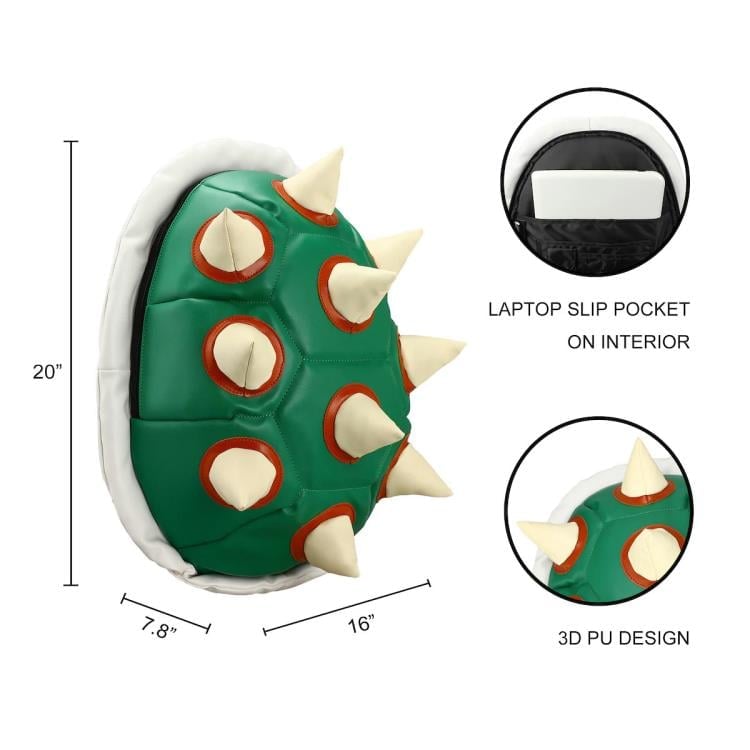 Super Mario Bowser 3D Backpack Gallery Image 9