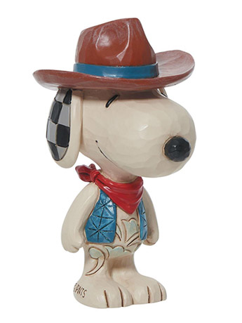 Peanuts Snoopy Cowboy Mini Figurine Gallery Image 2