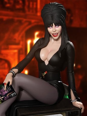 Elvira: Mistress of the Dark Static-6 Elvira 1/6 Scale Statue Gallery Image 2