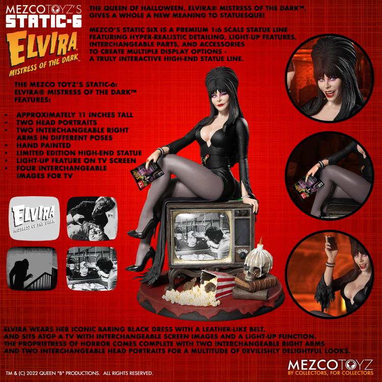 Elvira: Mistress of the Dark Static-6 Elvira 1/6 Scale Statue Gallery Image 16