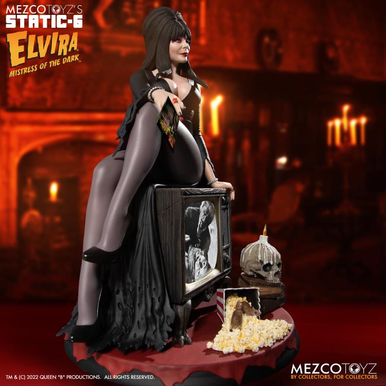 Elvira: Mistress of the Dark Static-6 Elvira 1/6 Scale Statue Gallery Image 4
