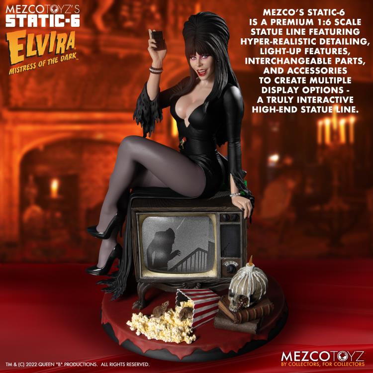 Elvira: Mistress of the Dark Static-6 Elvira 1/6 Scale Statue Gallery Image 15