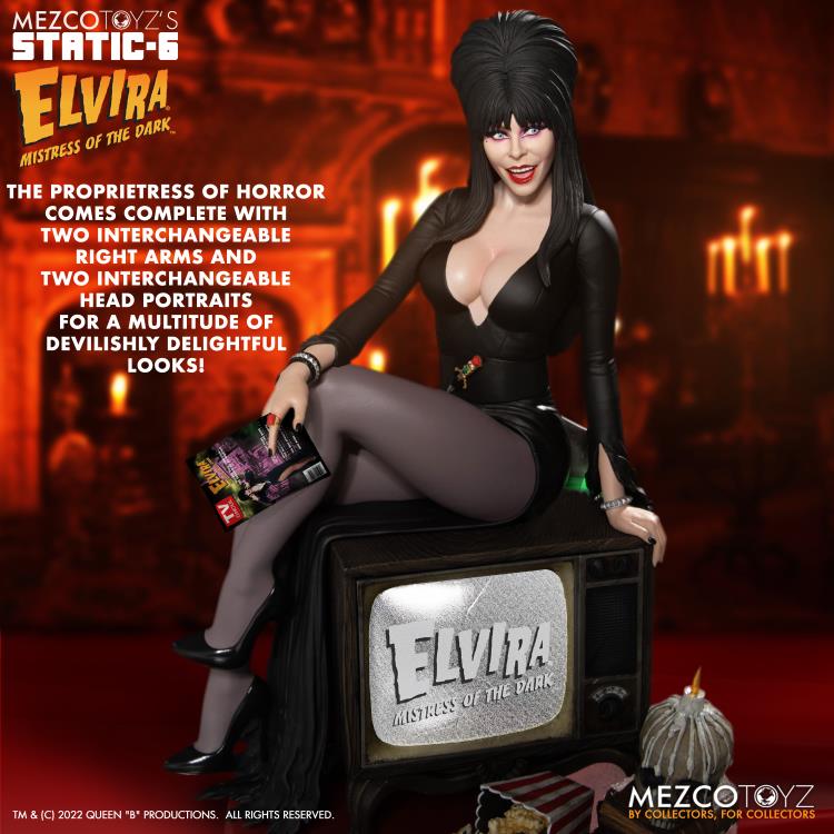 Elvira: Mistress of the Dark Static-6 Elvira 1/6 Scale Statue Gallery Image 3