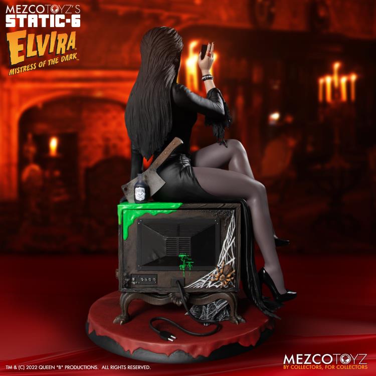 Elvira: Mistress of the Dark Static-6 Elvira 1/6 Scale Statue Gallery Image 5