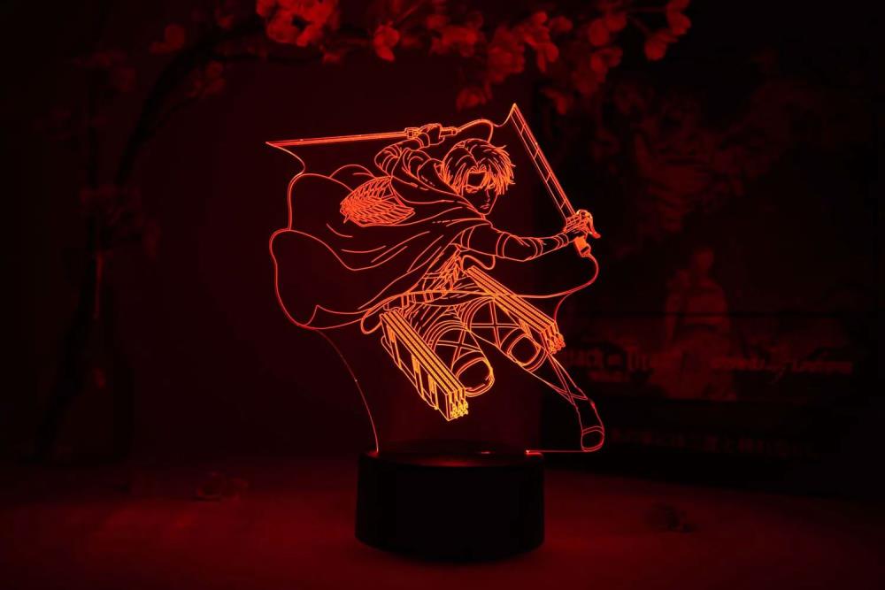 Attack on Titan Final Season Levi Ackermann Otaku Lamp Gallery Image 7
