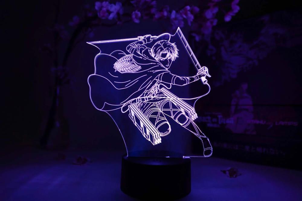 Attack on Titan Final Season Levi Ackermann Otaku Lamp Gallery Image 4