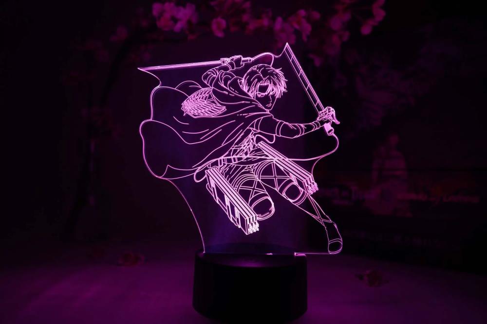Attack on Titan Final Season Levi Ackermann Otaku Lamp Gallery Image 5