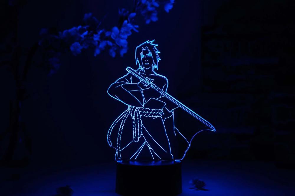 Naruto: Shippuden Sasuke Uchiha Otaku Lamp Gallery Image 7