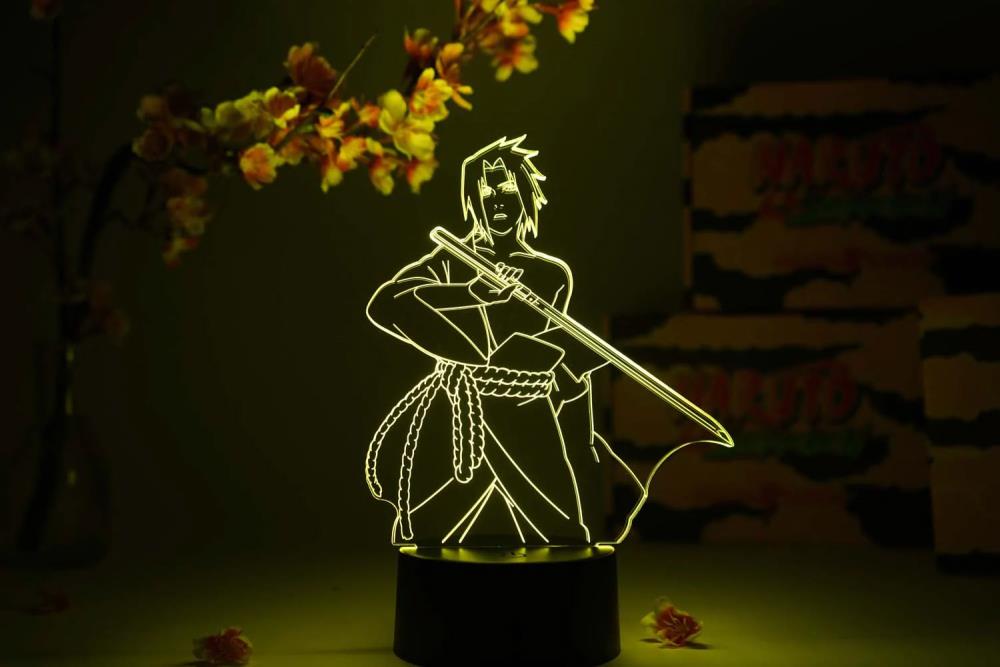 Naruto: Shippuden Sasuke Uchiha Otaku Lamp Gallery Image 10