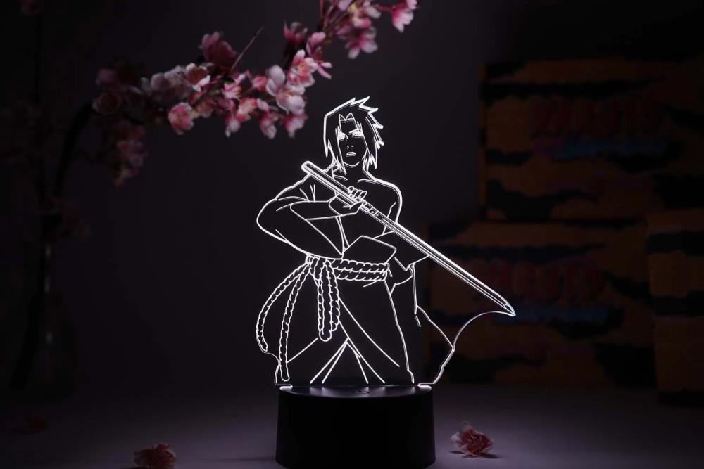 Naruto: Shippuden Sasuke Uchiha Otaku Lamp Gallery Image 5
