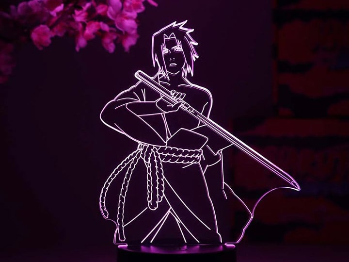 Naruto: Shippuden Sasuke Uchiha Otaku Lamp Gallery Image 1