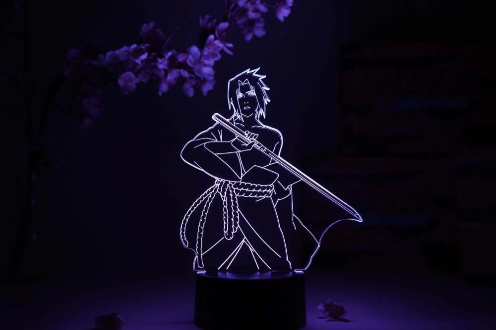 Naruto: Shippuden Sasuke Uchiha Otaku Lamp Gallery Image 6