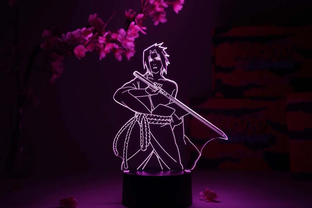 Naruto: Shippuden Sasuke Uchiha Otaku Lamp Gallery Image 4