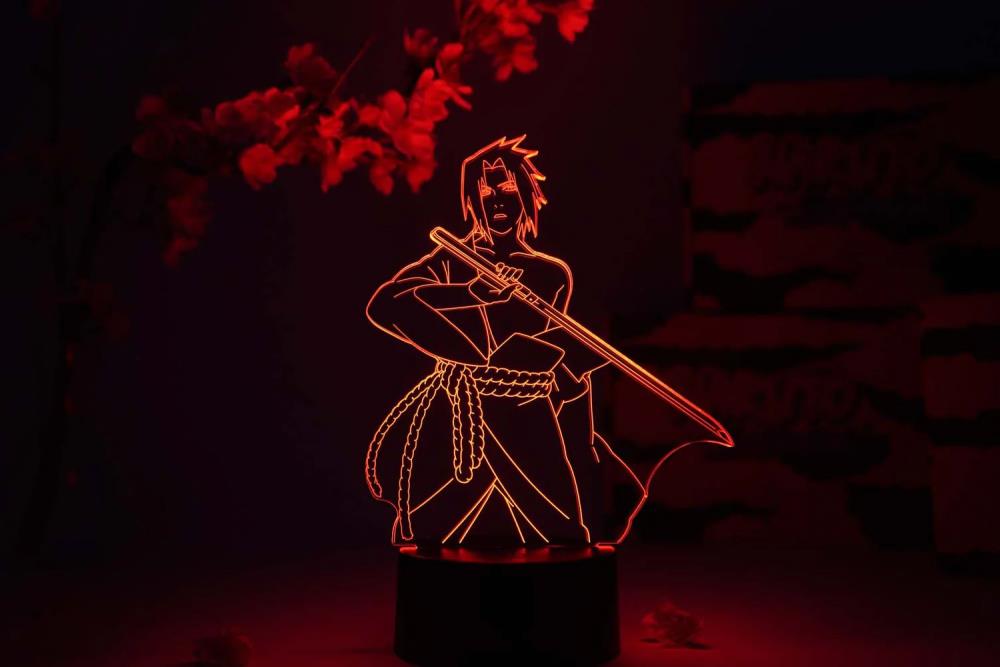 Naruto: Shippuden Sasuke Uchiha Otaku Lamp Gallery Image 11