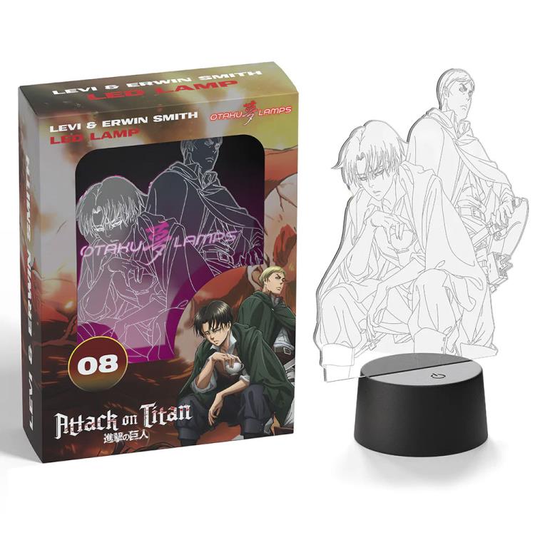 Attack on Titan Levi and Erwin Otaku Lamp Gallery Image 3
