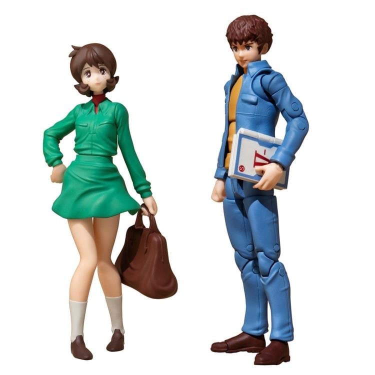 Mobile Suit Gundam G.M.G. Earth Federation 07 Amuro Ray & Fraw Bow Two-Pack Gallery Image 3